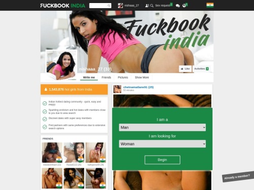 A Review Screenshot of Fuckbook India