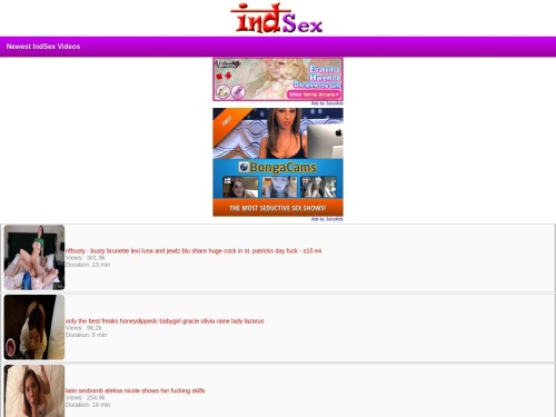 Review screenshot indsex.in