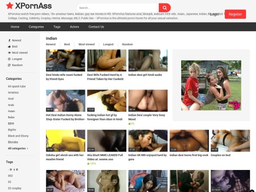 A Review Screenshot of Xpornass /Indian