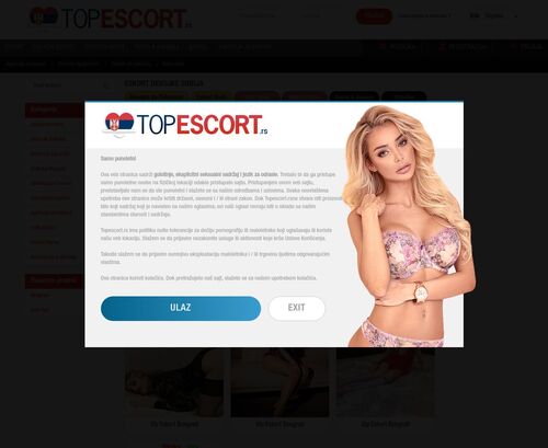 Review screenshot Topescort.rs