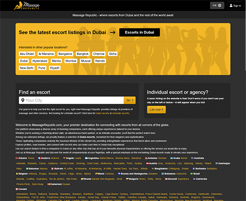 A Review Screenshot of Massage Republic